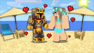 Minecraft KISSING MC NAVEED GIRLFRIEND ON THE BEACH MOD / TROPICRAFT !! Minecraft Mods