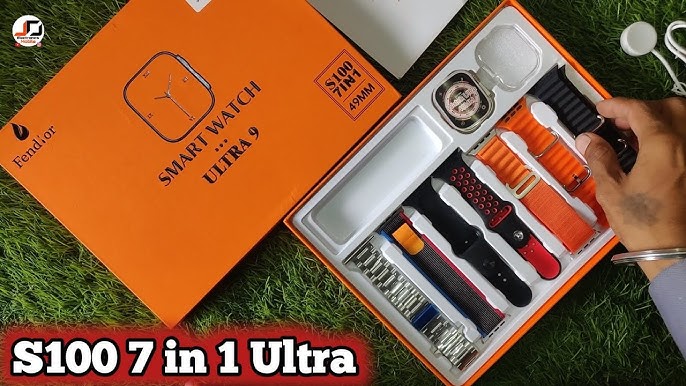 MT Ultra Smart Watch 7 In 1 Straps-Another Gift Pack For Watch Lovers-Apple  Ultra 2 Replica - YouTube