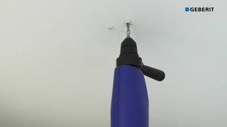 Geberit Pluvia Fastening System Installation