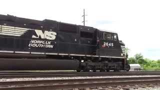 NS Local G46 as a solo NS SD70M at Bridge 6/3/14