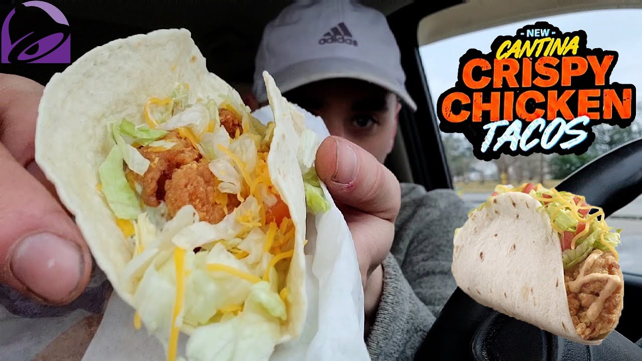 Taco Bell Cantina Crispy Chicken Tacos 
