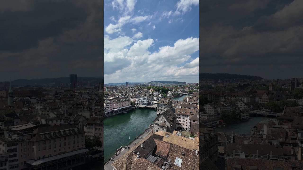 Breathtaking Zurich🇨🇭: Atop Grossmünster Church 