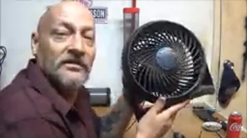 Cleaning A Fan And A Tip On Shining Plastic