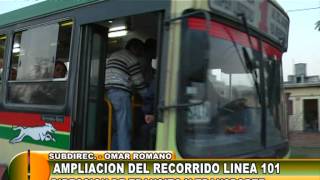 Ampliacion Del Recorrido Linea 101