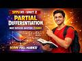 SPPU M1 Unit 2 | Partial Differentiation Most Repeated 4 Marks Questions | Exam Sure Shot