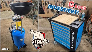 Christmas shopping | Bought a Stahlfaus tool trolley | Oil extraction/drainage device | Oldtimer_...