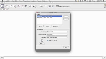 Geogebra - Remove Custom Tools from Toolbar