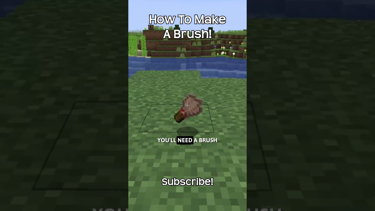 How To Make A Brush In Minecraft!