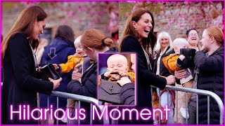 Princess Catherine's SURPRISE REACTION As Her £695 Bag Was GRABBED By A Baby Boy