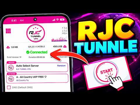 How To Setup RJC TUNNEL VPN with UDP Settings for fast and Secure Online Browsing