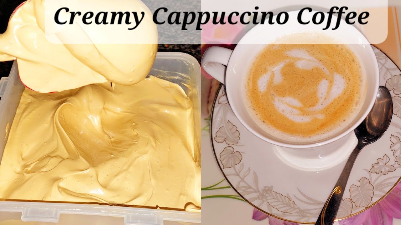 Perfect homemade cappuccino coffee Creamy coffee by Rabi's Classic