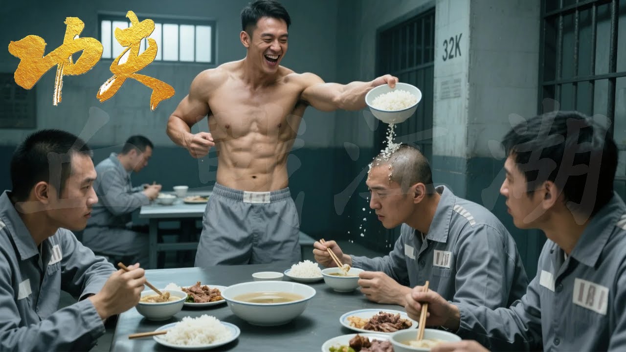 囂張獄霸挑釁新人，哪料新人是八極拳高手，一拳完虐他  # Kung Fu # 中國功夫 # 動作片# 鐵拳英雄