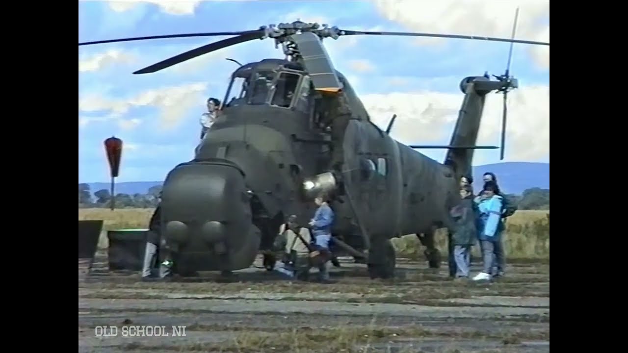 Langford Lodge - Ulster Aviation Society Open Day (1994?) - Wessex/Puma/Gazelle Helicopters