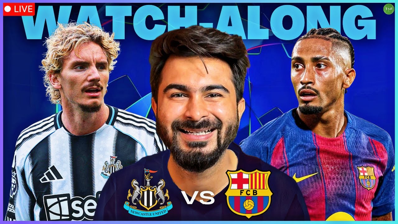 Newcastle v Barcelona | Man City v Napoli Champions League Watchalong LIVE | TFHD