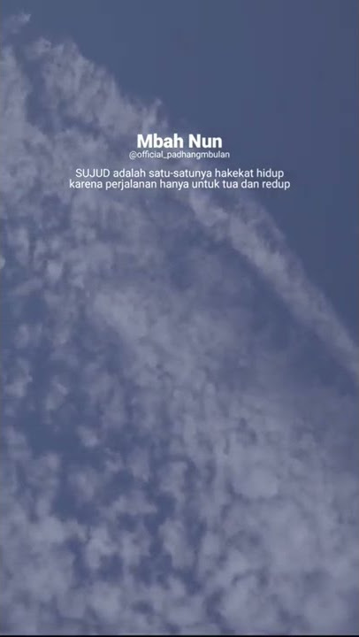 KATA MUTIARA CAK NUN