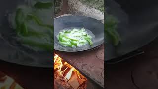 Odun Ateşinde Biber Kızartması Mis Mis 🌷