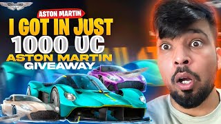 I Got Aston Martin In 1000UC 😱 | GIVEAWAY 🥳 | Aston Martin Crate Opening