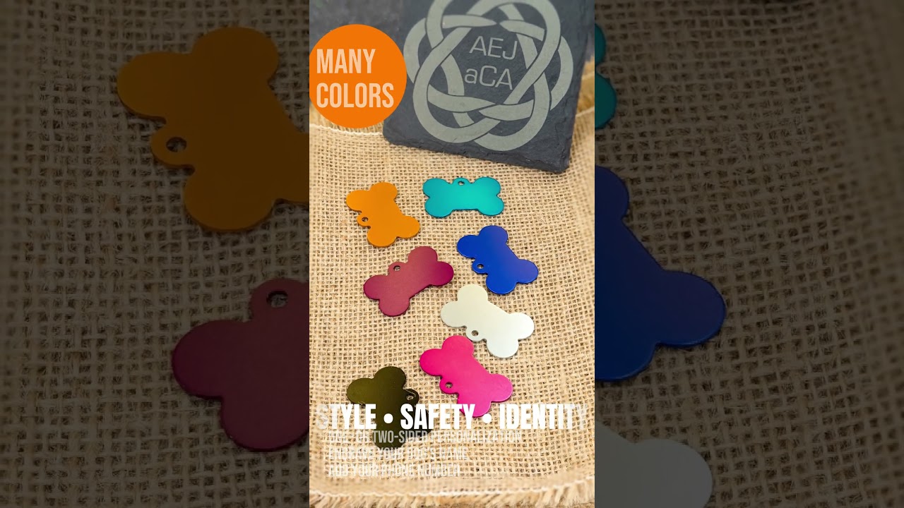 AEJaCA Pet Tag | Personalized Dog ID for Safety & Style 🐾✨