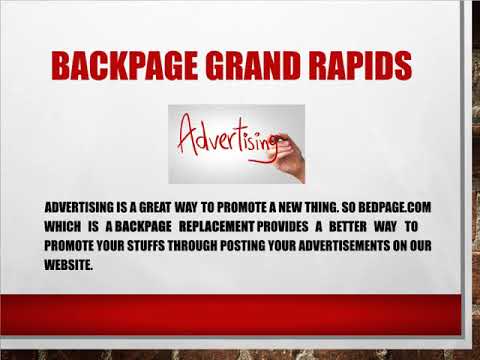 Backpage Grand Rapids.