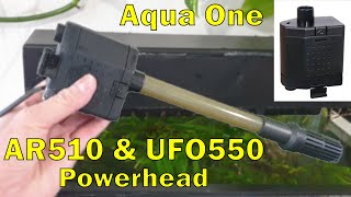 Aqua One AR510 & UFO550 powerhead - dismantle to clean