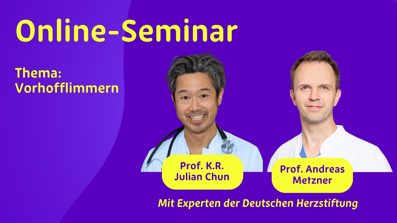 Online-Seminar: Vorhofflimmmern