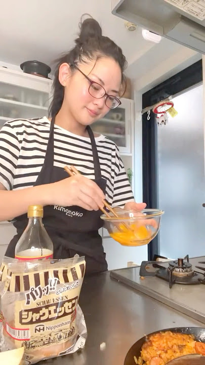 Japanese Mom Packing Bento Lunch for Kid