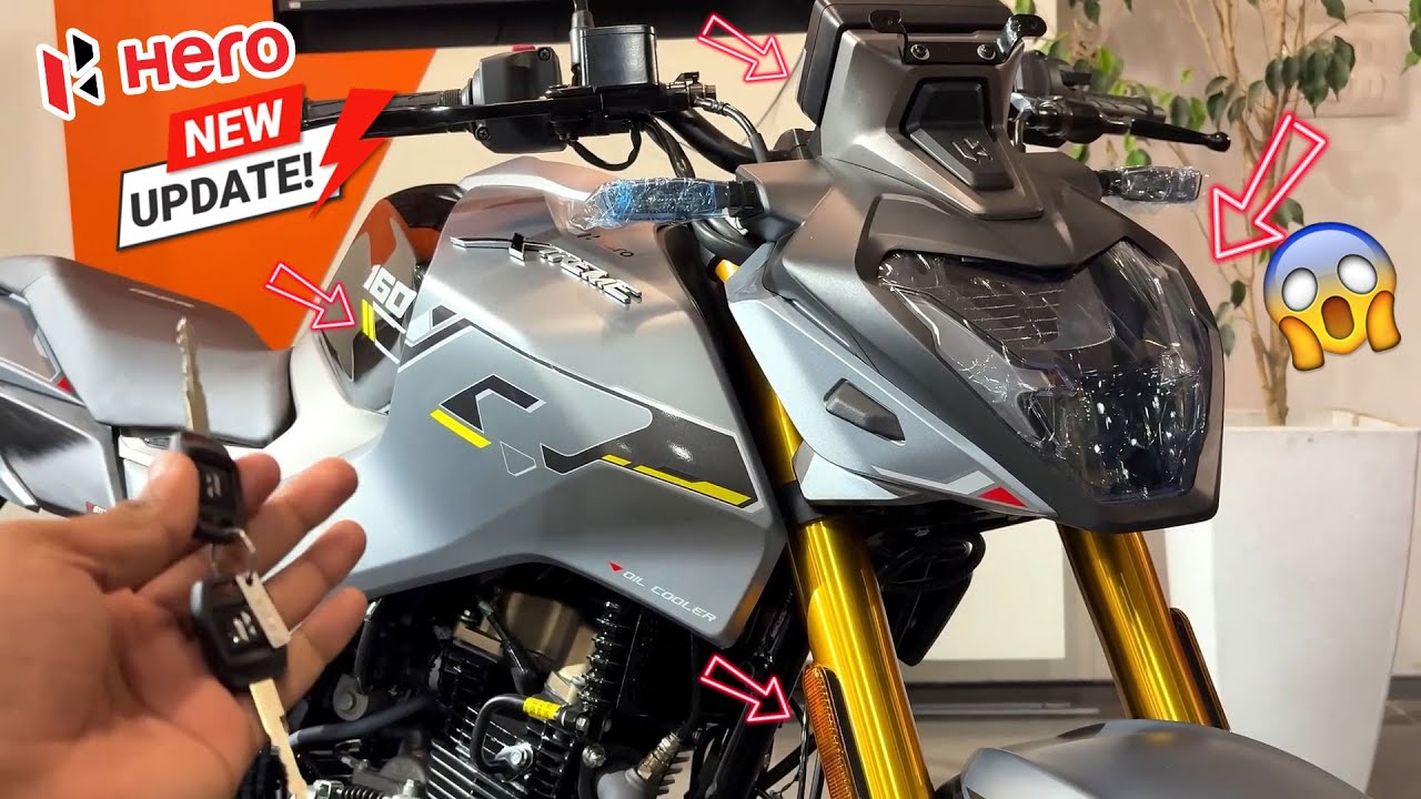 New Hero Xtreme 160R 4V (2026) : New Update Headlights, metter