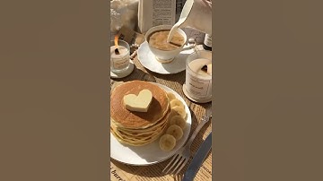 #relaxing #breakfast #shorts #ytshorts #delicious #satisfying #yt #pancake #shifaasmr