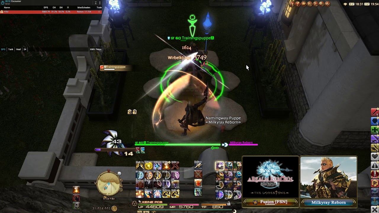 Ninja Rotation - 54xx Dps