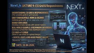 Next.js CSS Grid & Responsiveness | Lecture 9: Mastering Modern Layouts