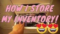How I Store my Inventory in a SMALL APARTMENT | Online Fashion Reseller on Poshmark and Ebay