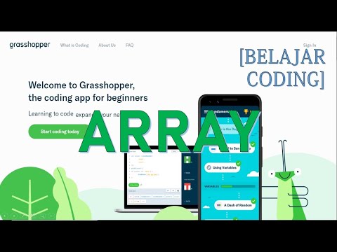 BELAJAR CODING BERBASIS JAVA SCRIPT (ARRAY) | GRASSHOPPER