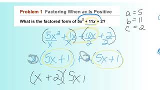 1B 8 6 Factoring ax^2+bx+c Notes