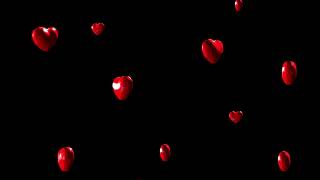 ❤️ 3d Hearts Flying ❤️Heart Background Video Loop | Animated Background | Wallpaper Heart 4k