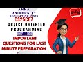 CS25C07 Object Oriented Programming Important Questions for last minute preparation in Tamil