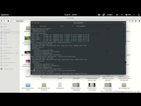 Using gdal to get information about raster data
