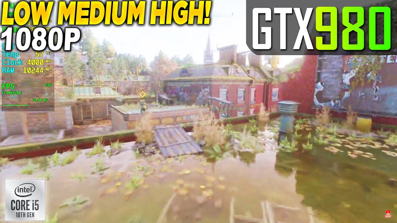 Dying Light 2 GTX 980 - 1080p Low, Medium, High,