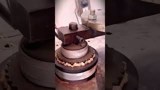 Advanced press machine for molding soft materials into bowls #shorts