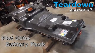Fiat 500e - Teardown - episode #7 - Battery Pack