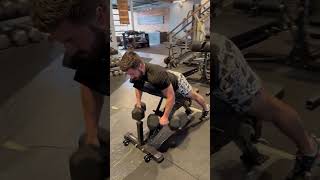 Chest Supported Row double arm