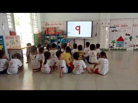 Video tiết dạy mầm non. Làm quen chữ cái P - Q. Lớp 5 - 6... - youtube