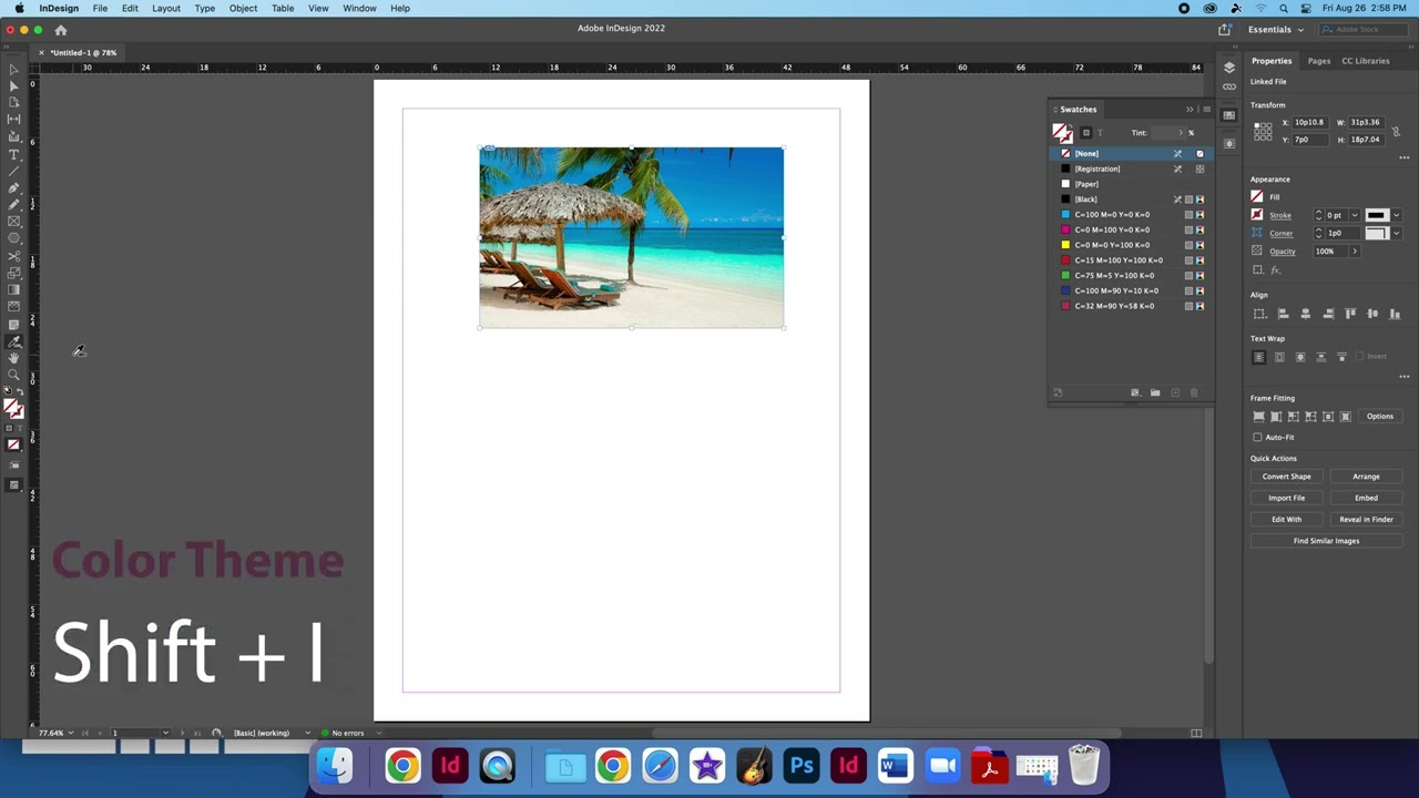 Day 4 - Color Swatches in Adobe InDesign