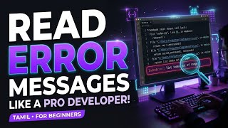 How to Read Error Messages Like a Pro Developer | Stop Googling Randomly! | Tamil