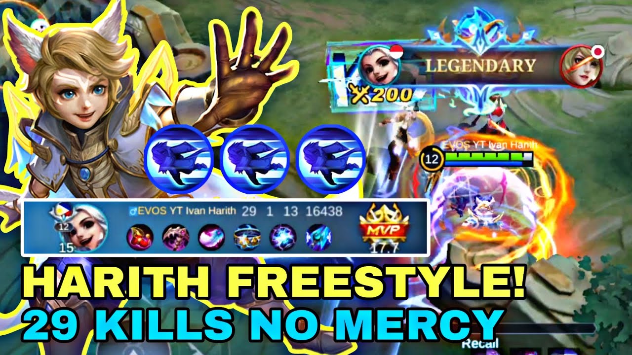 HARITH ULTIMATE + RECALL = FREESTYLE🔥 | 29 KILLS NO MERCY GAMEPLAY!😱 ...