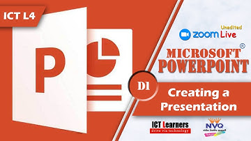 NVQ Level 4 in ICT | PowerPoint | D1 - Creating a presentation | Sinhala
