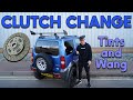 MY FIRST EVER CLUTCH CHANGE ON THE SUZUKI JIMNY!