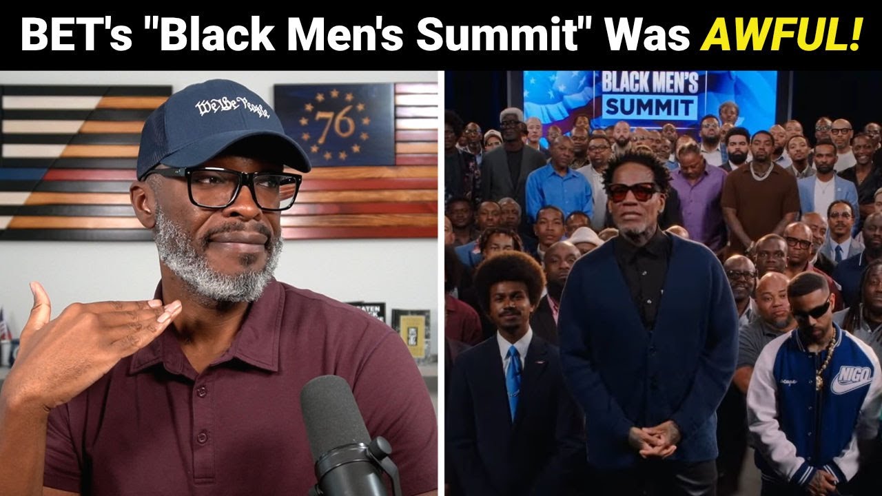 BET Holds "Black Men's Summit"... A Glorified Kamala Harris Rally!