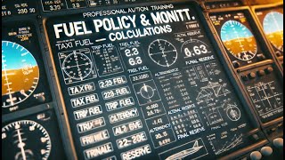 ATPL Flight Planning 033 - Ep.09: Fuel Policy & Monit. - Calculations I | ATPL Training | ATPL Exams