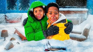 The Prince Family! WE SURVIVED A WINTER STORM