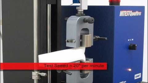 Polyurethane Foam Tear Strength Test - ASTM D3574 Test F
